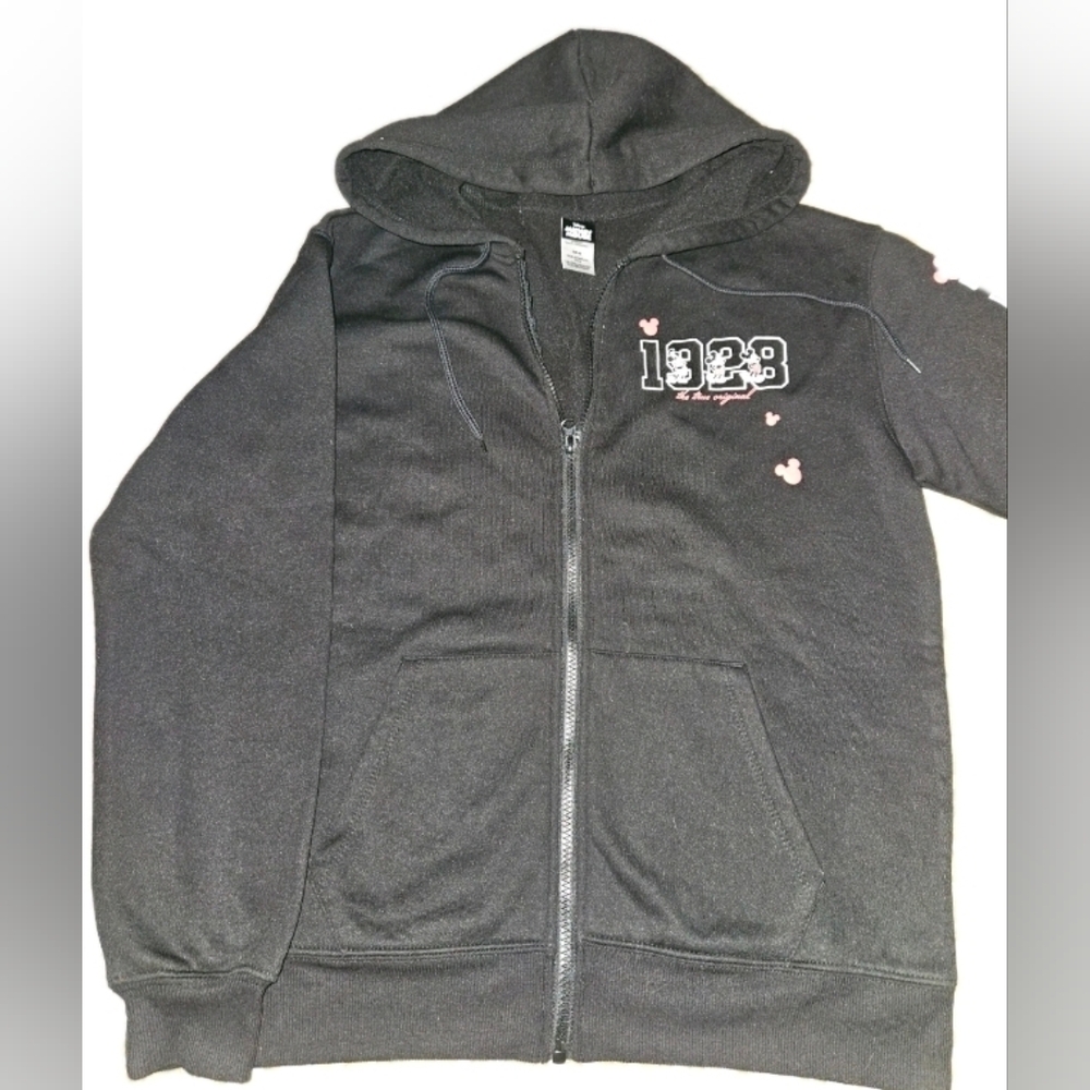 Disney Black Hoodie with Pink Details